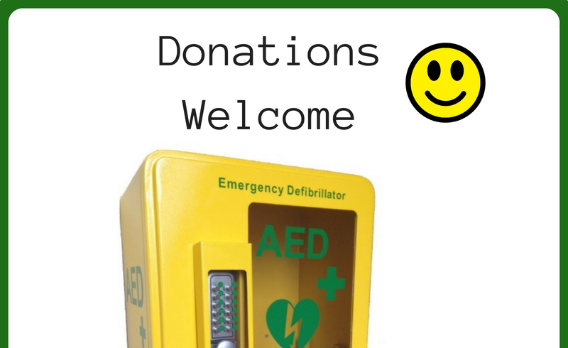 Defibrillator Cabinet Donations