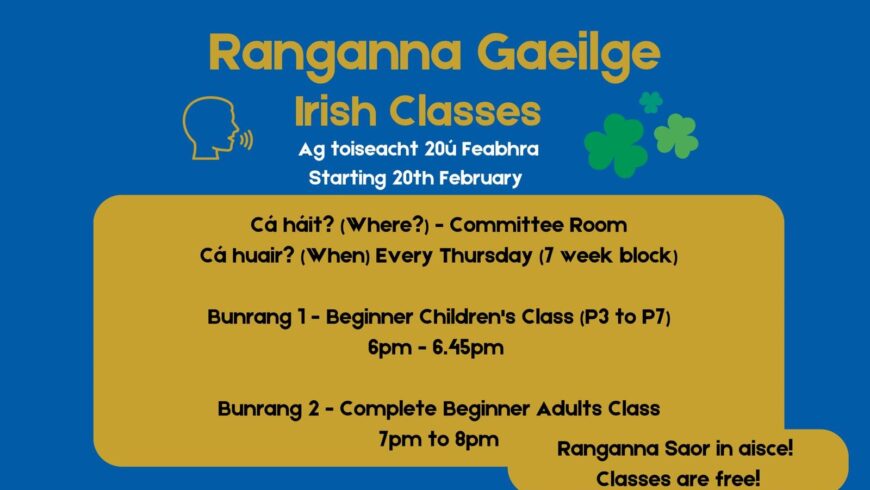 Irish for Beginners 2025